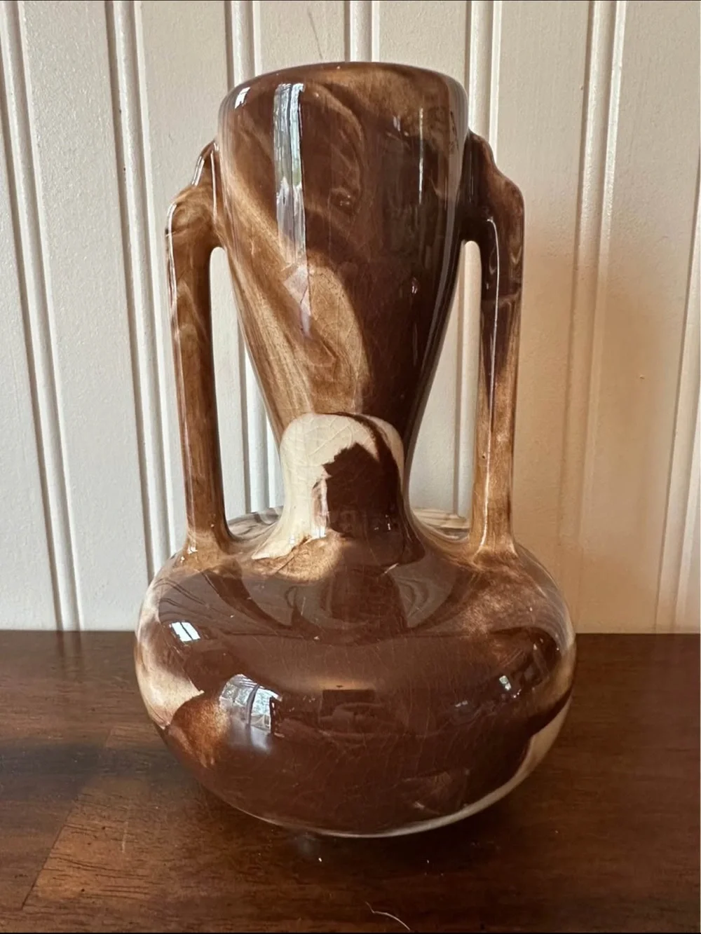 Vintage Juanita Ware Swirl Vase.